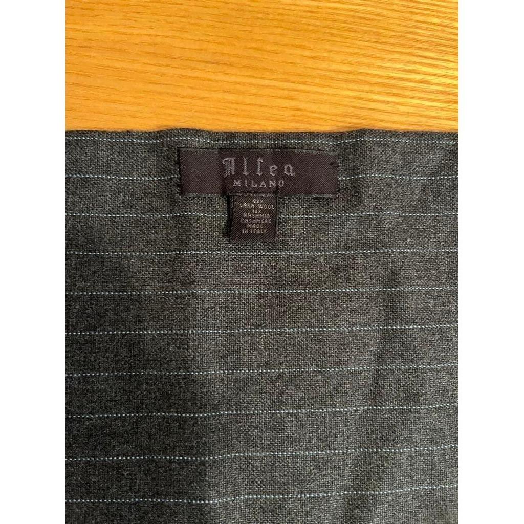 Used Altea striped wool stole grey