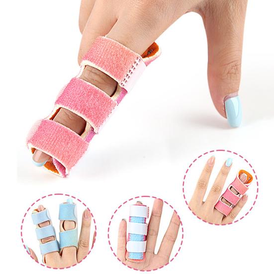 Finger Splint Adjustable Finger Support Brace Universal Finger Stabilizer Broken And Trigger Finger Straightener for Arthritis Sprain Pain Relief