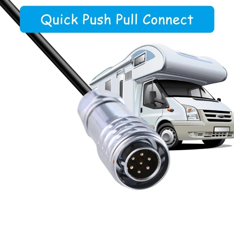 SF12 Connector Plug 2Pin to 9Pin Waterproof Aviation Socket Set for Professional Photography Equipment Cable Connector