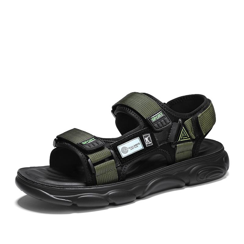 

Sandals men s 2025 new men s summer wear driving non-slip and deodorant Velcro cool slippers beach shoes men 43