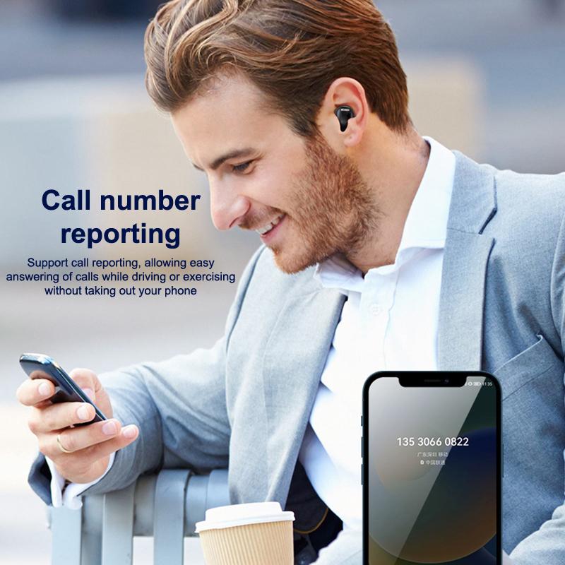 Mini Wireless Bluetooth-Compatible 5.0 Earphone In Ear Sport With Mic Handsfree Headset For Huawei All Phone Headphones