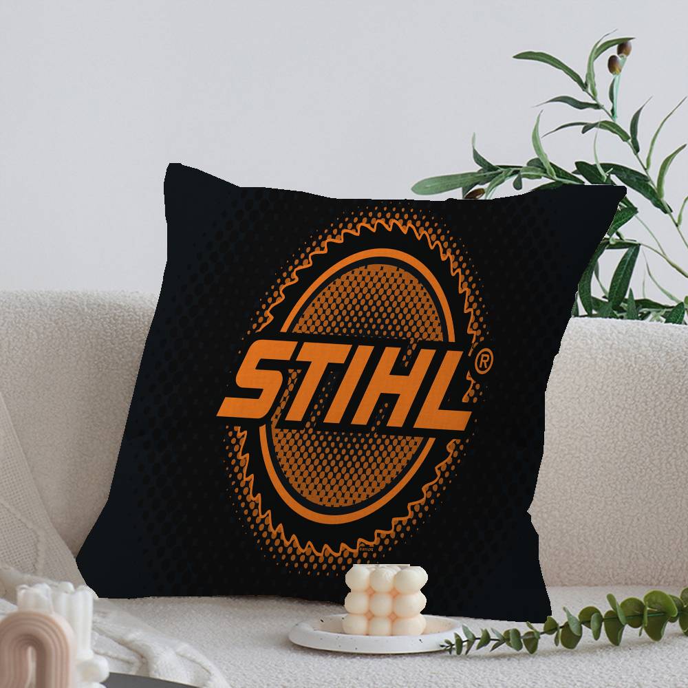 Stihl Logo Aufgedruckte Kissenhülle Design Kissenbezug Dekoration Feiertagsdekoration