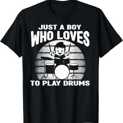 Drummer Boy - Just A Boy Who Loves To Play Drums T-Shirt