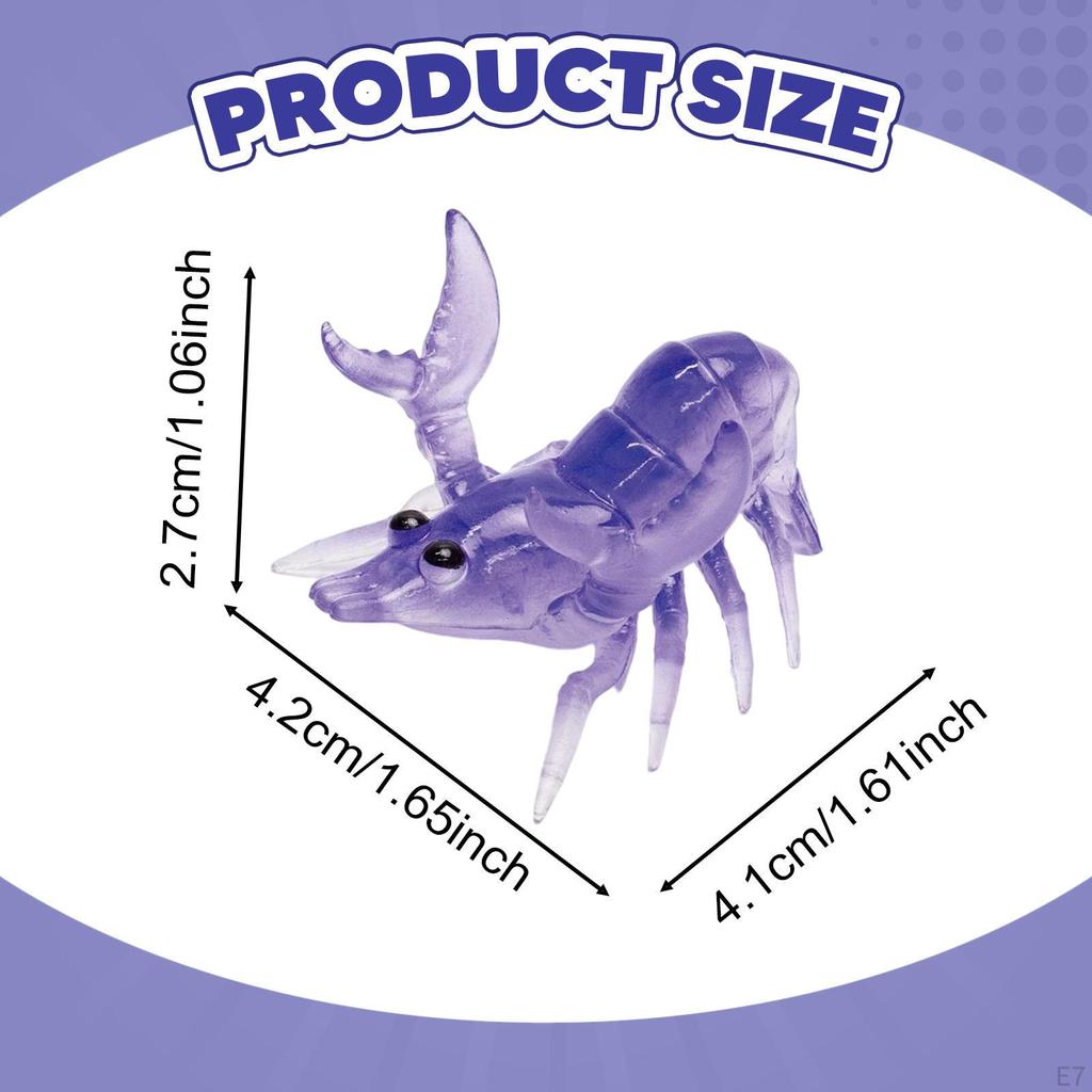 Crayfish Shaped Pen Holder Bracket Japanese Design Cute Novelty Decoration Storage Rack Makeup Brush