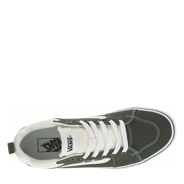 Baskets Basses - VANS - Olive - Textile - Lacets - Semelle Vulcanisée