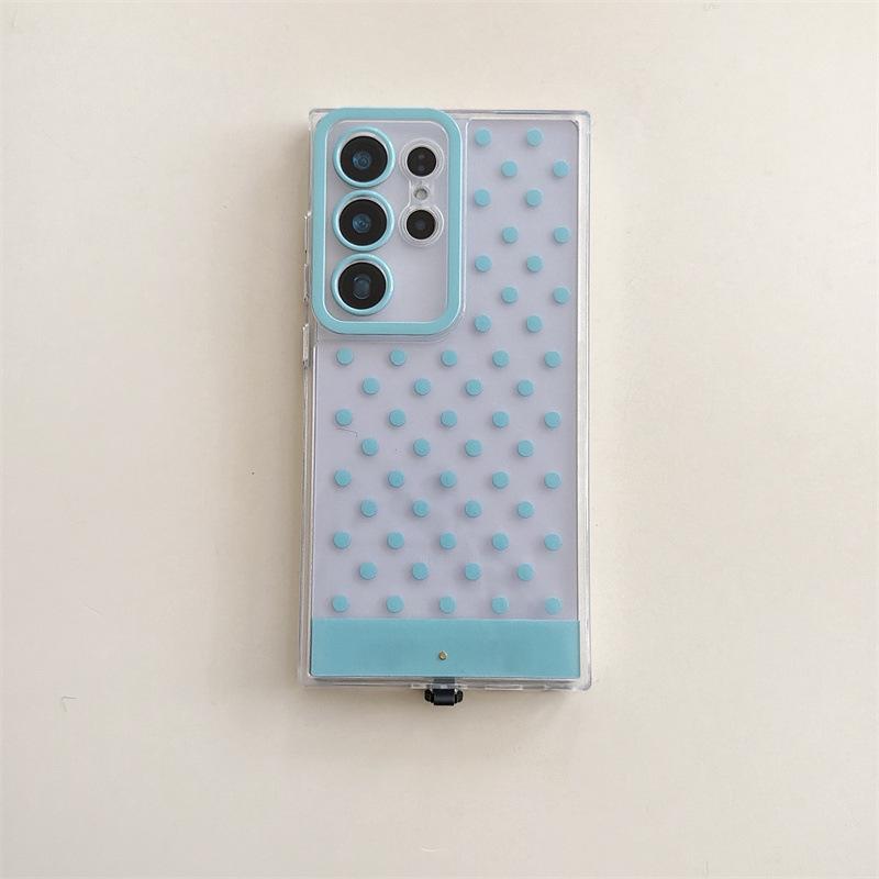 Multi-color Polka Dot Flash Phone Case for Samsung S26/S25/S24 Ultra and A56/A55 - Drop-Proof Protection