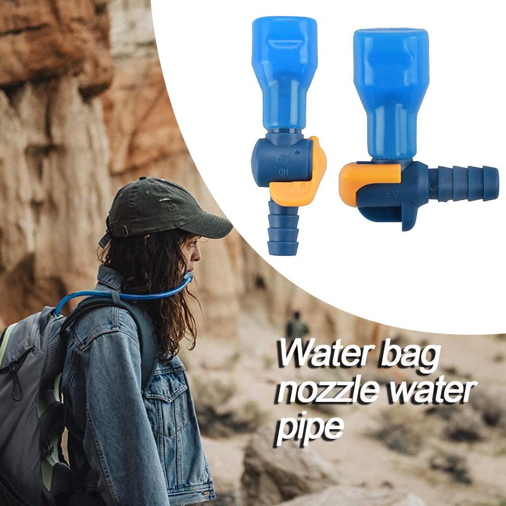 Silicone Cycling Hydration Nozzle With On Off Switch Water Bag Nozzle Mouthpiece Portable Lightweight Outdoor Sports Accessories