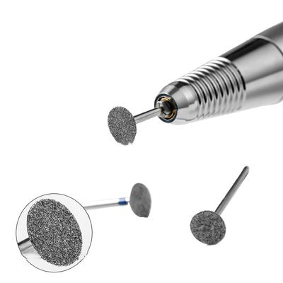 Nail Diamond Metal Drill Bits Disc Bit For Dead Skin Callus Electric Foot File Callus Remover Shaft For Nail Salon Grinding Head