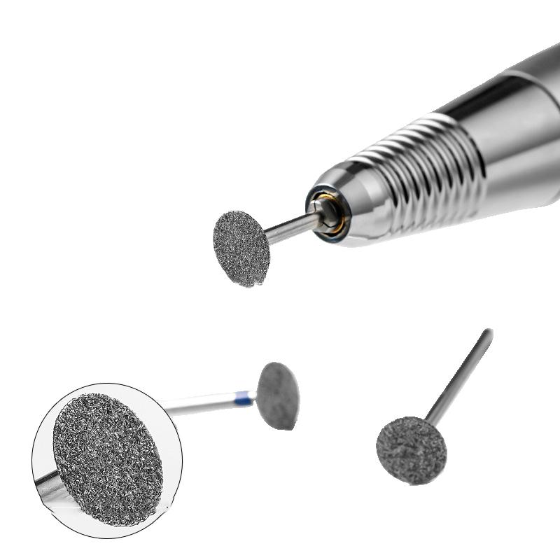 Nail Diamond Metal Drill Bits Disc Bit For Dead Skin Callus Electric Foot File Callus Remover Shaft For Nail Salon Grinding Head