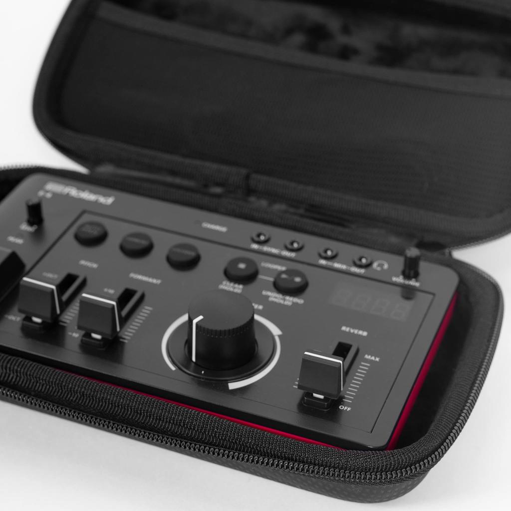 CASES ANALÓGICOS Case Roland AIRA para Ajuste Personalizado Estojo Compacto Glide para Viagem P-6 / T-8 / S-1 / J-6 / E-4,