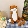 Soft Otter Plush Crossbody Bag Fluffy Portable Stationery Bag for Girls Daily Use Birthday Presents