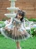 Elegantes Lolita-Kleid für Mädchen für alle Jahreszeiten - Geburtstagskleid Prinzessin für die Grundschule