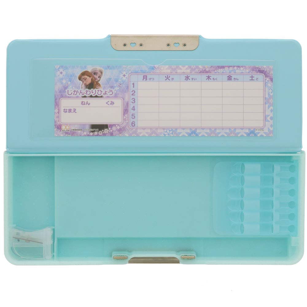 Sunstar Stationery Disney Yokopita Hologram Frozen Pencil S1313169 Case, Compact,