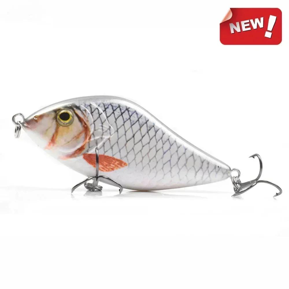 Slow Sinking Type with Rattling Beads Lure 10cm/7cm 45g/15.5g 3D Fish Eye Imitation Artificial Hard Bait Imitation Dogfish Lures