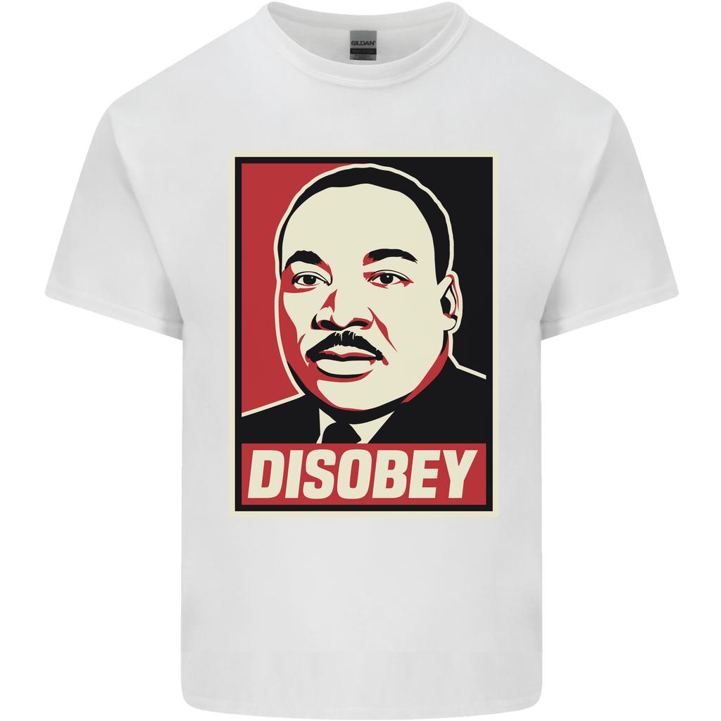 Ungehorsam Martin Luther King Black Lives Matter Unisex Leichtes Baumwoll-T-Shirt