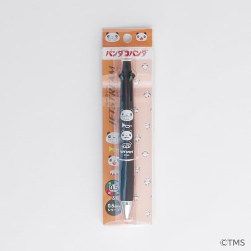 Overglad Panda Kopanda 4-Color Ballpoint Pen & Mechanical Pen, Jetstream, Black, PNN-078