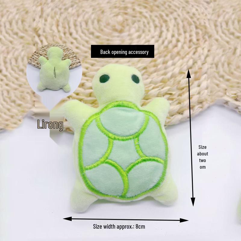 DIY Jewelry & Accessories: Plush Turtle Pendants and Brooches for Shoes, Hats, and Bags.