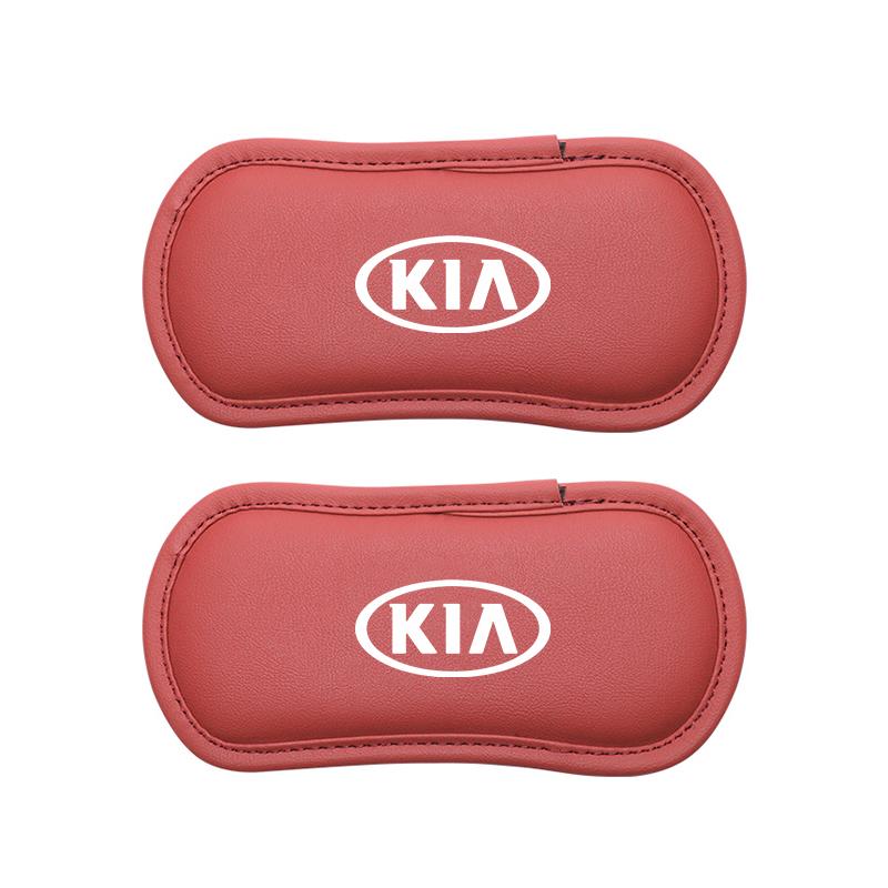Car Interior Leg Knee Rest Pads Leather Cushion For KIA K3 Sportage Carnival K5 Seltos Pegas KX1 EV5 Sonet EV6 K4 EV3 Ceed K8