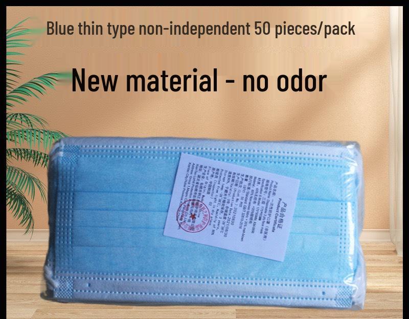 Individually Wrapped Disposable Masks - Three-Layer, Thickened Protection, Pack of 10