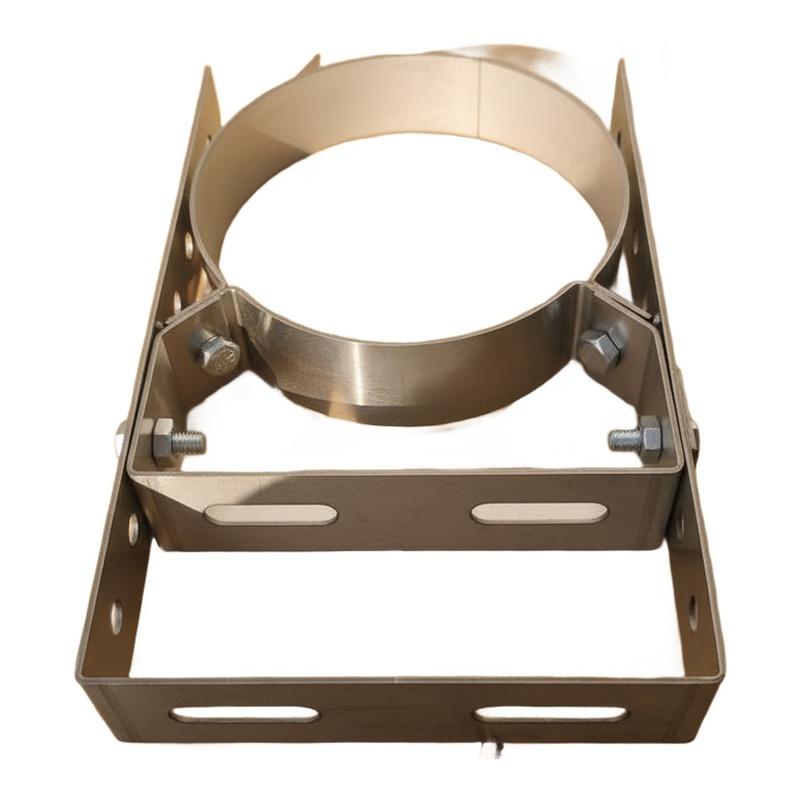 Stainless Steel Chimney Holder Bbq Accessory 150 Short 150mm Diameter, 1.8mm Thickness Chimney Pipe Holder Solid Construction