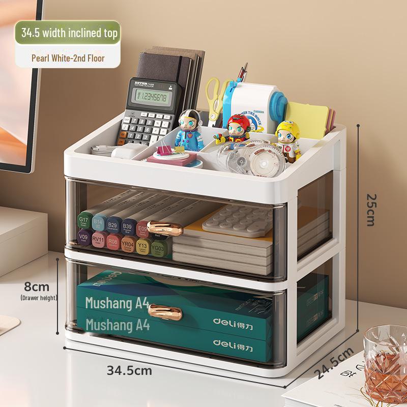 Plastic Drawer Desktop Organizer for Stationery and Cosmetics