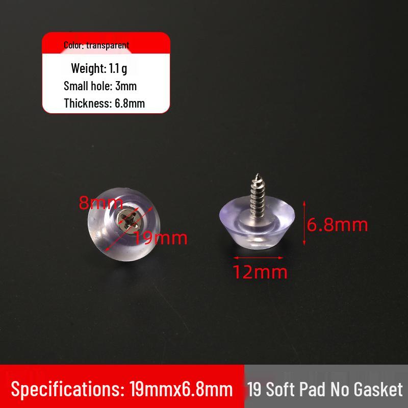 Transparent Non-slip Silicone Rubber Feet Pads for Furniture