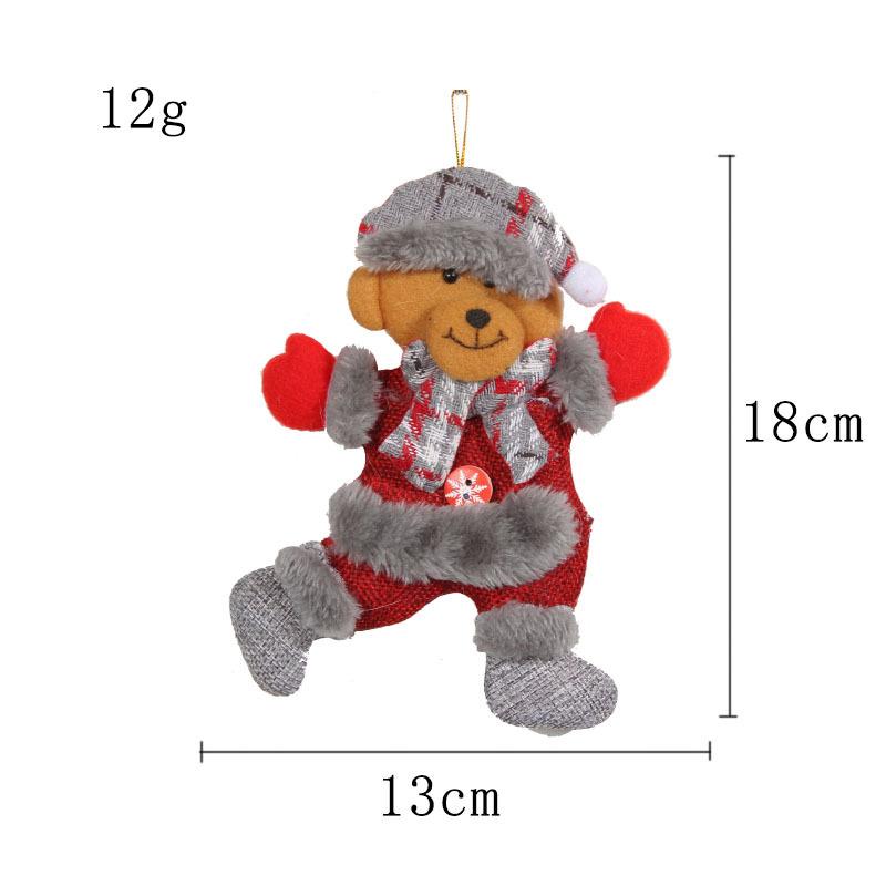 

Креативная елочная кукла, аксессуары для кукол Санта-Клауса, снеговика, праздничный торговый центр, декоративные танцевальные подвески