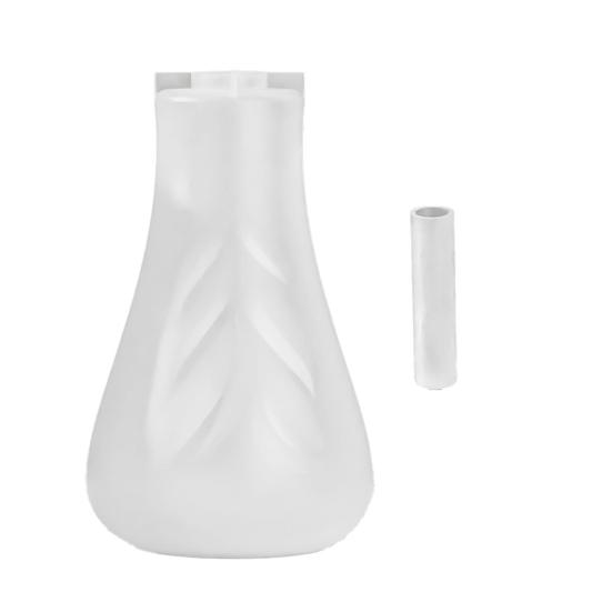 1 Set Vaso di Fiori Fai da Te Stampo in Silicone Vaso Decorativo con Motivo a Foglie Fatto a Mano Stampo per Colata in Resina Epossidica Creazione di Artigianato Vaso Stampo in Gesso Cemento