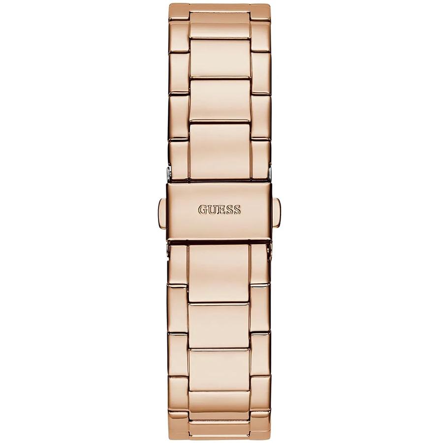 Watch Women Quartz Movement Crystal Inlaid Rose Gold Dial Strap Luxurious Design Fashionable Style For Daily/Date Wear A Gift For Girlfriends GW0320L3