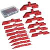 14Pcs Router Table Setup Bar Aluminum Precisions Setup Blocks Height Gauge Set for Router Table Accessories Angled