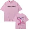 Anime Ghost In The Shell T-shirt Manga Kusanagi Motoko Graphic T Shirts Men Women Fashion Vintage Top Hip Hop Streetwear Oversized Tshirt