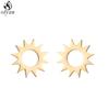 Punk Stainless Steel Lightning Earring for Women Sun Piercing Jewelry Cool Girls Personality Earrings Gifts Accessories