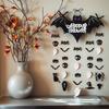Seasonal Halloween Bat Hanger Cardstock Festive Ornament Indoor and Outdoor Halloween Accessory Halloween Gift Idea