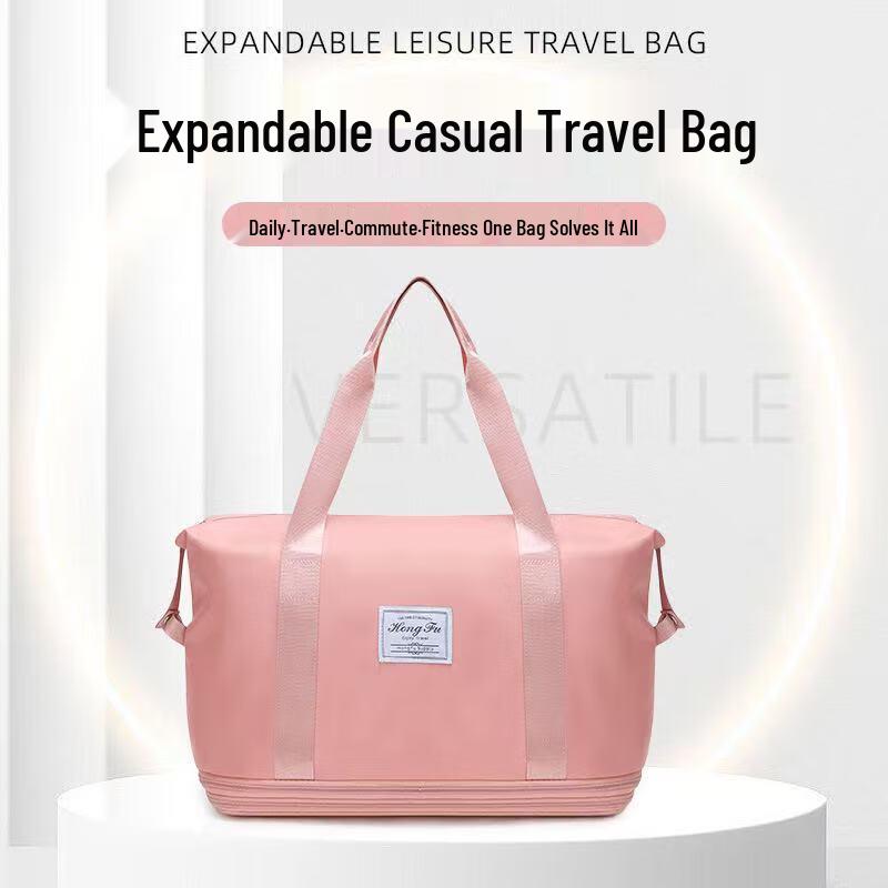 Large Capacity Lightweight Travel Duffel Bag with Wet/Dry Compartment