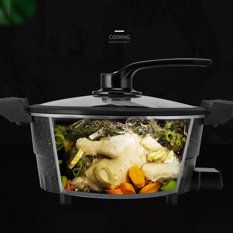 Multifunctional Non-stick Maifan Stone Pan for Steaming, Boiling & Pancakes