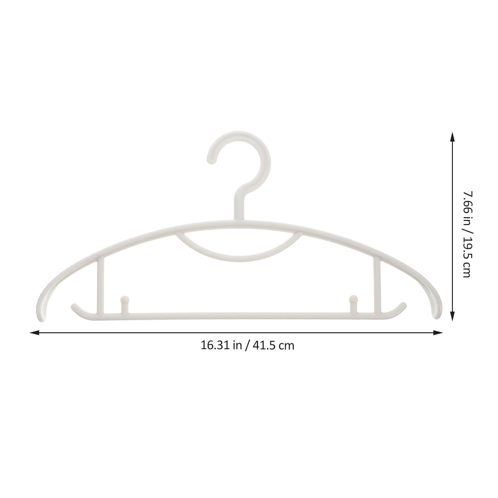 

10Pcs Anti-Skid Traceless Hangers Practical Design for Suits Coats Dresses Sweaters Home Accessories Widened Hangers серый