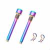 2 Pieces M4 Hydraulic Brake Pins | Disc with Spring Clips, Lightweight, for Workshop
