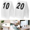20 Pcs Restaurant Number Plate Evidence Marker Markers Signs Table Numbers Acrylic Decorate