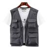 Vest Herre Middelaldrende japansk og koreansk ermeløs sommersportvest Utendørs fritid Multi-bag Hurtigtørkende vest