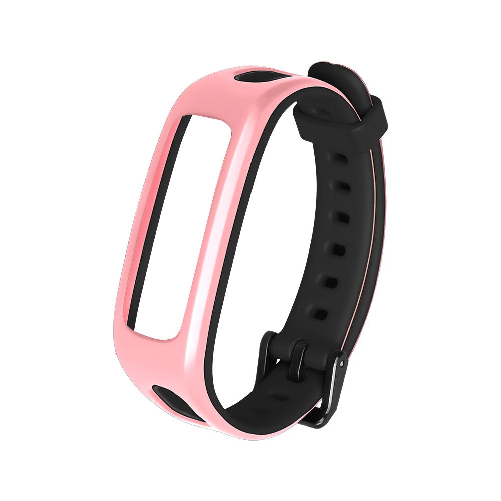 Dual Color Colorful Replacement Wrist Watchband Soft Silicone Strap Watch Band Wristband