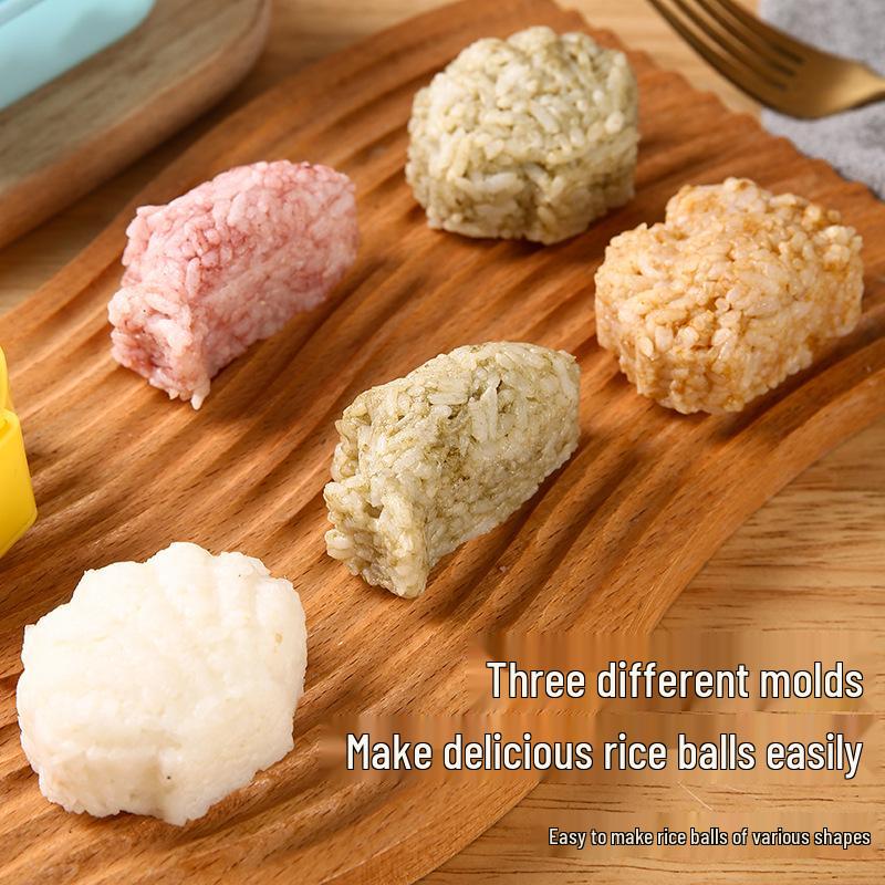 Japanese DIY Onigiri Mold Set for Sushi and Rice Balls