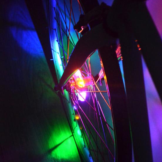 LED Magic Front Tail Spoke Wheel Warning Light Bicycle Cycling Bike Accessories