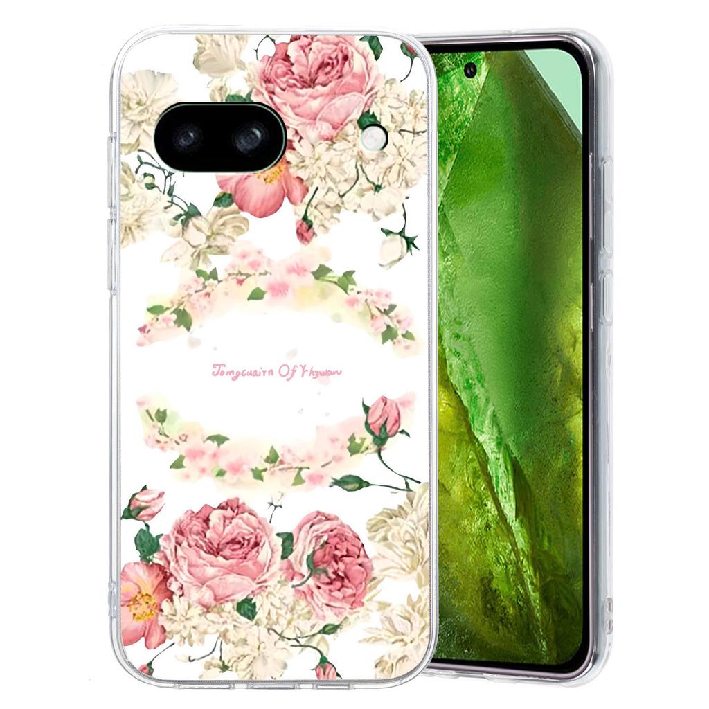 For Google Pixel 8a Case Pattern Printing Anti-Scratch TPU Phone Cover