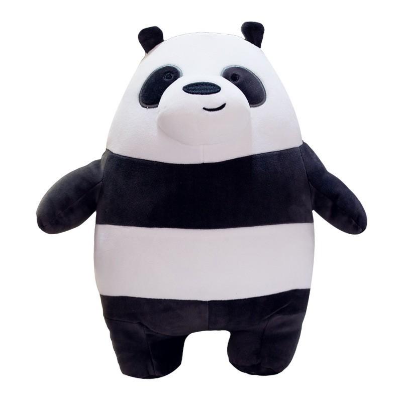 Adorable Plush Toys Brown Cow, Dinosaur, Panda and penguin. Perfect sleep companions for children, making ideal Christmas gifts