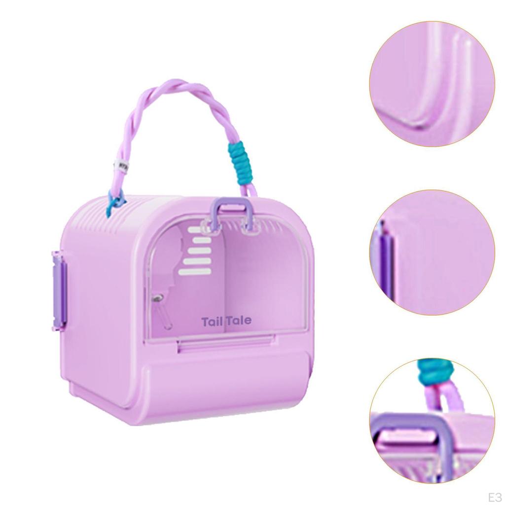 Hamster Carrier Bag, Small Animal Travel Cage for Guinea Pigs,