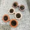 New Cute Children'S Frosted Glasses  Color Series Baby Sunglasses