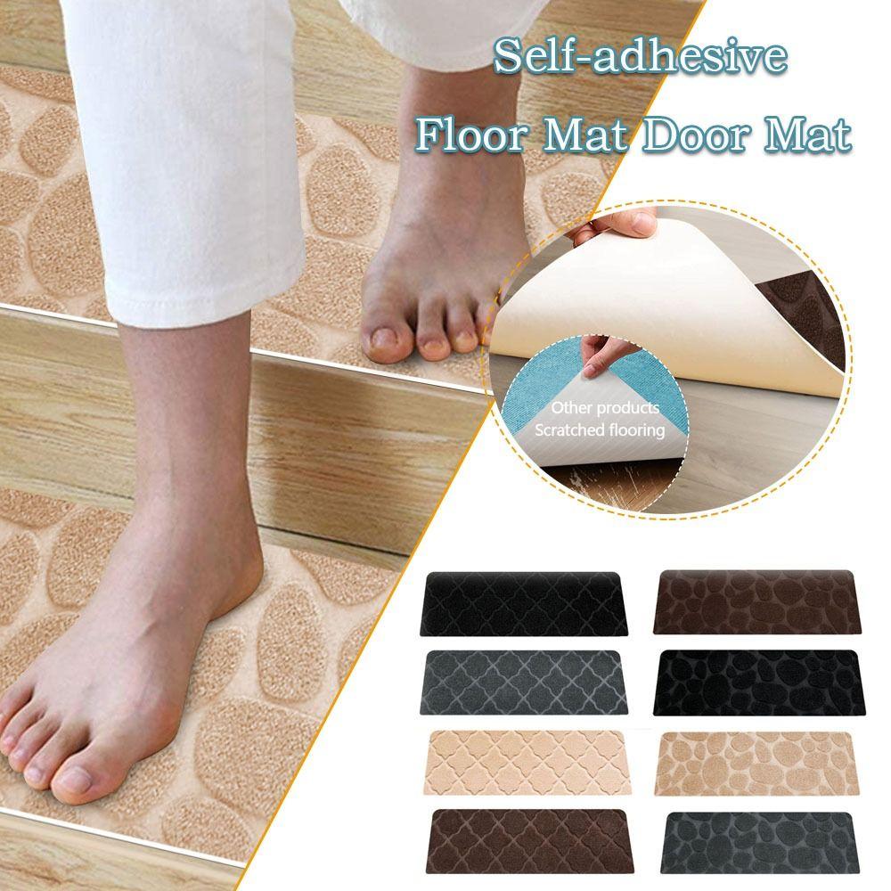 Self-adhesive Staircase Mat Non-Slip Protection Cover Pads New Stair Tread Carpet Mat  Home Decor