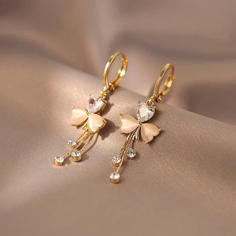 

Fashionable Earrings With Light Luxury Tassel Earrings One Size золотий