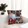 Aitana Spanish Music Singer Photo Pattern Pillow Cover Cushion Cover Square Pillow Case Morden Pillowcases For Living Room Chair