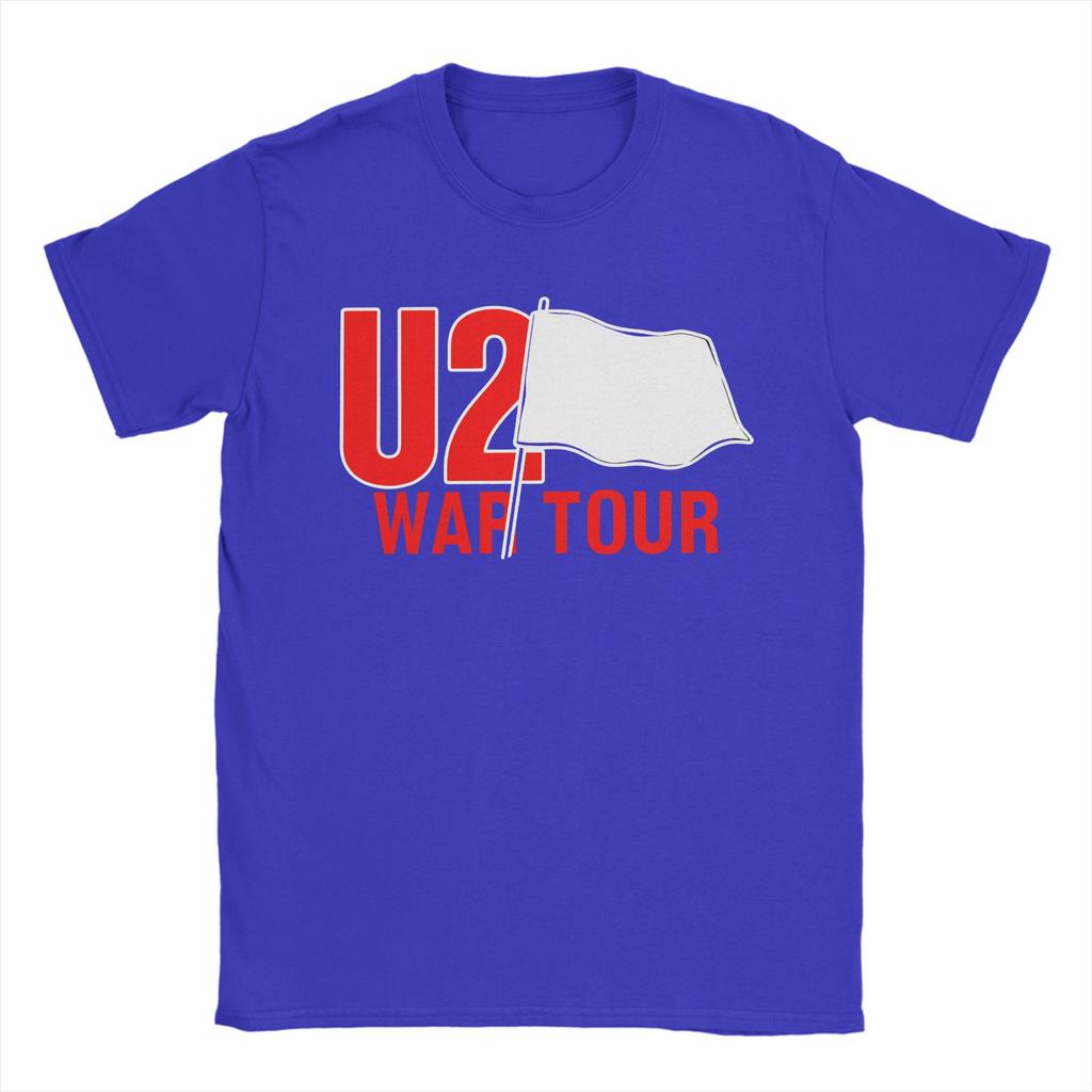 Novelty U2 Rock Band TShirt for Men O Neck Pure Cotton T Shirts  Short Sleeve Tees Summer Tops